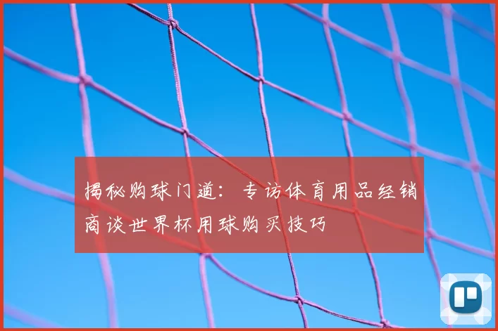 揭秘购球门道：专访体育用品经销商谈世界杯用球购买技巧