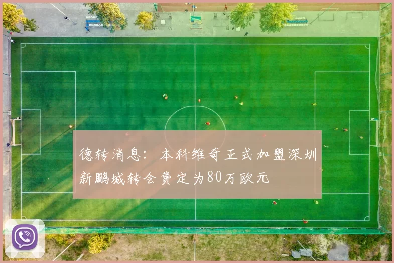 德转消息：本科维奇正式加盟深圳新鹏城转会费定为80万欧元