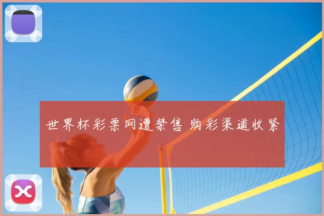 世界杯彩票网遭禁售 购彩渠道收紧